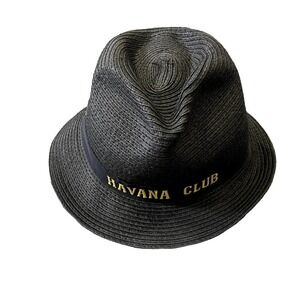 Havana Club Fedora Hat in Black​​​​​​